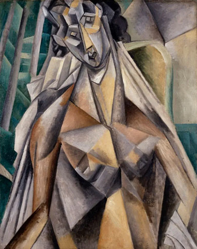 Viena no atdāvinātajām gleznām - Pablo Pikaso "Nude Woman in an Armchair (Eva)" 