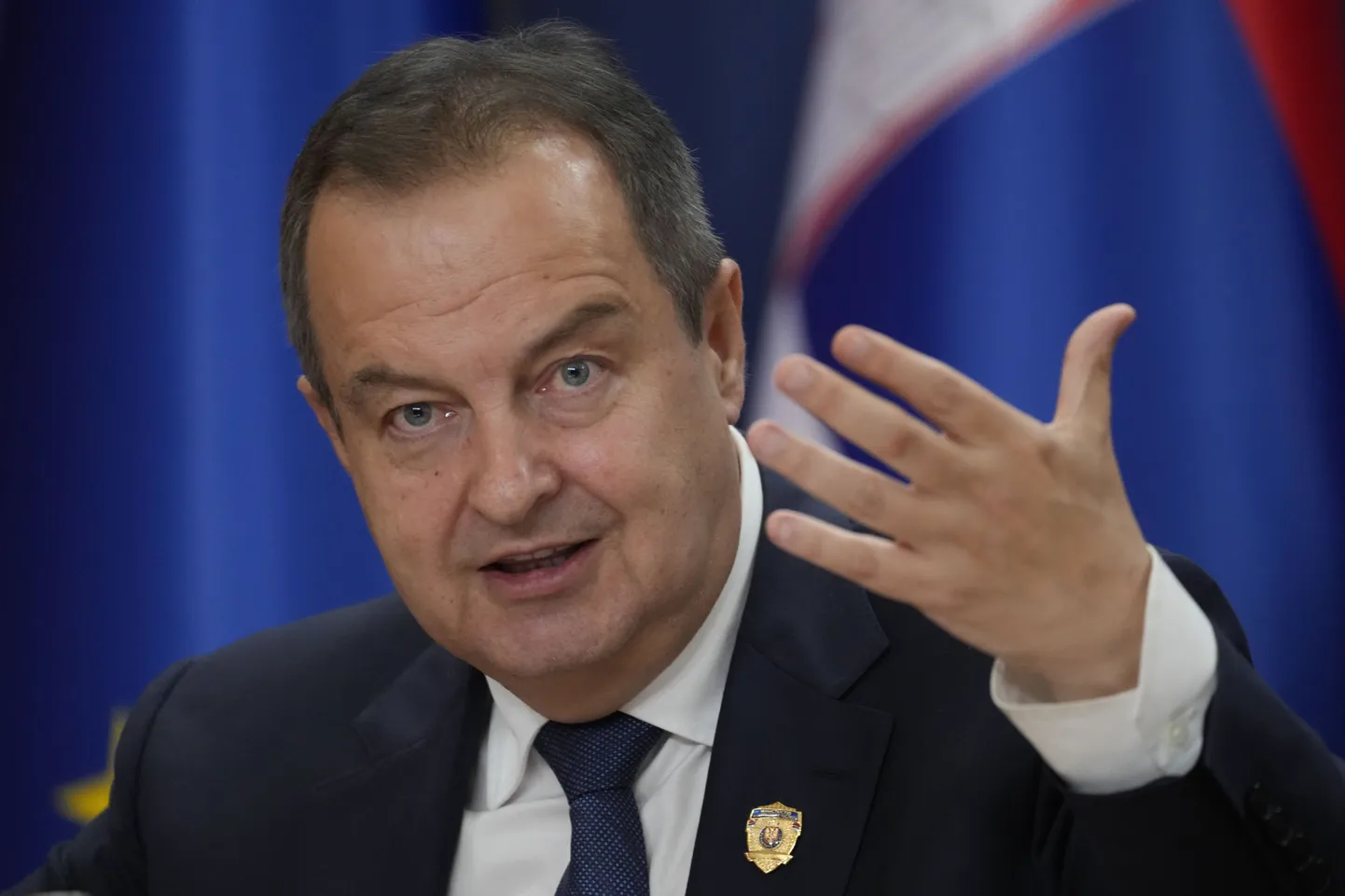 Serbia siseminister Ivica Dačić.