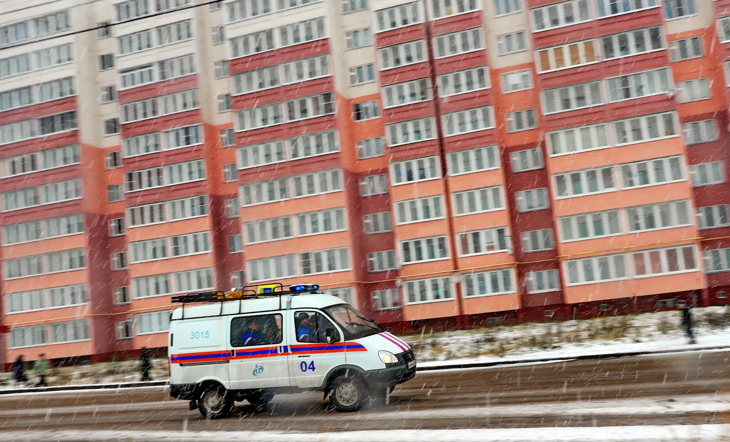 Многоквартирный дом в России.