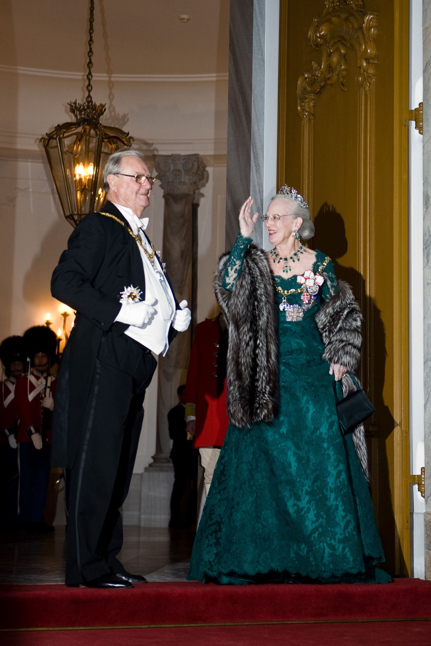 Taani kuninganna Margrethe II ja ta abikaasa prints Henrik