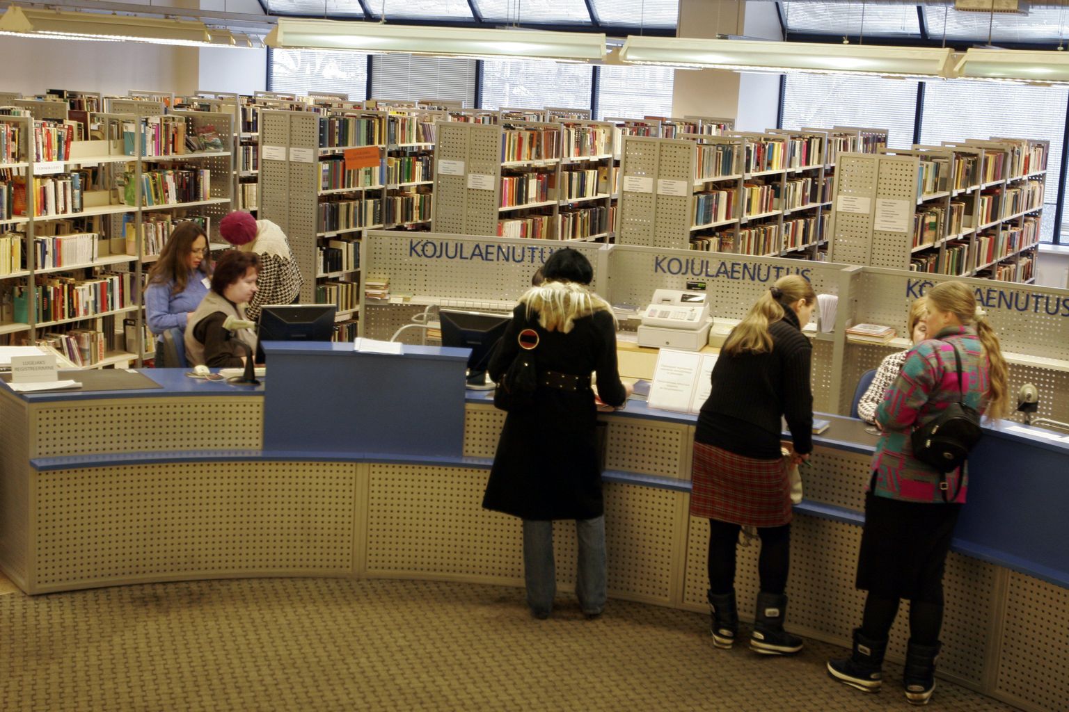 Tallinna keskraamatukogu Liivalaia osakond.