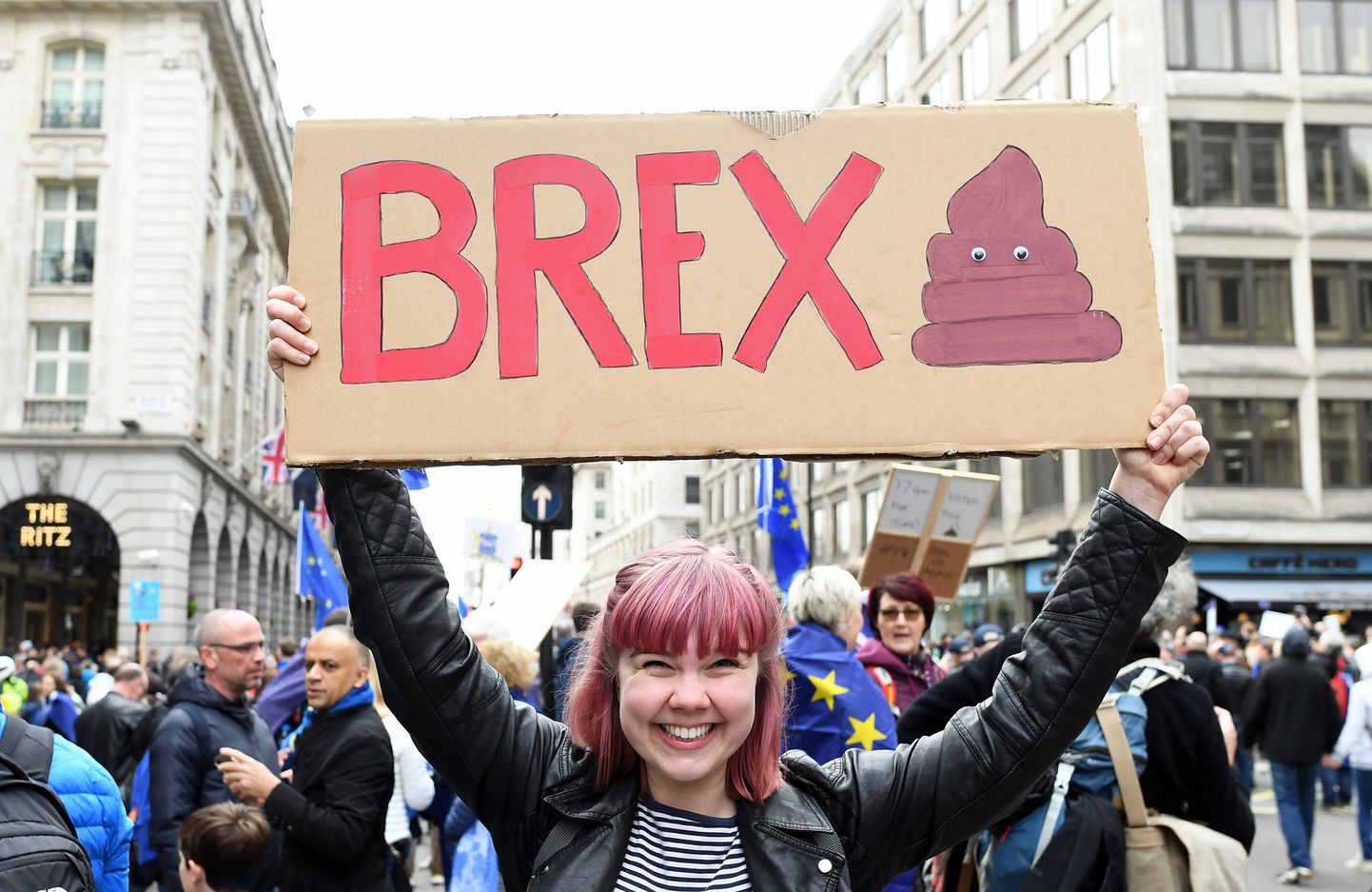 Демонстрация противников Brexit в Лондоне