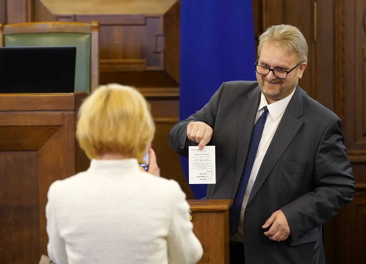Saeimas deputāts Andrejs Ceļapīters.