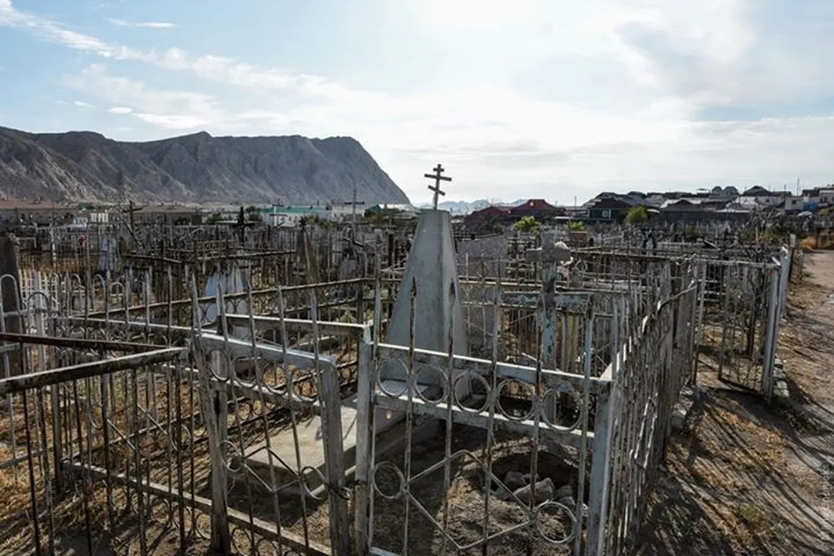 Город-кладбище в Туркменистане