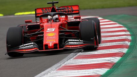 Video: Vettel võitis Mehhiko etapi teise vabatreeningu, Albon sõitis seina