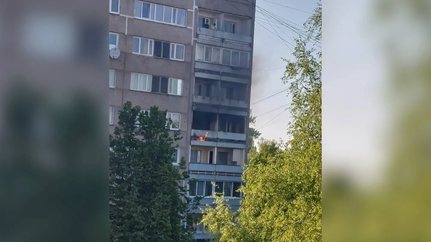 Горящий балкон в Кенгараксе