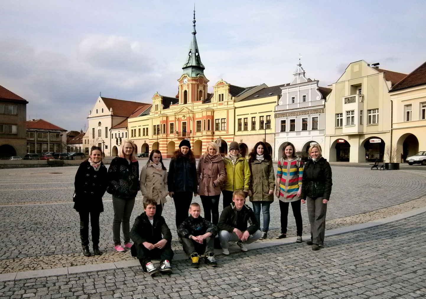 Rahvusvahelise noortevahetuse "Perceive & Create" Eesti grupp.