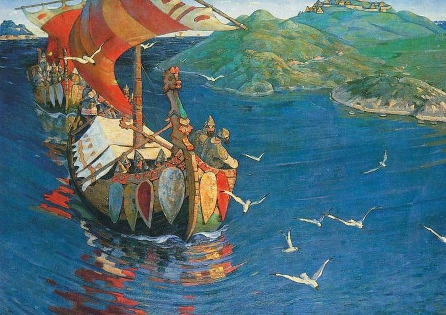 Viikingeid kujutav maal 19.sajandist
