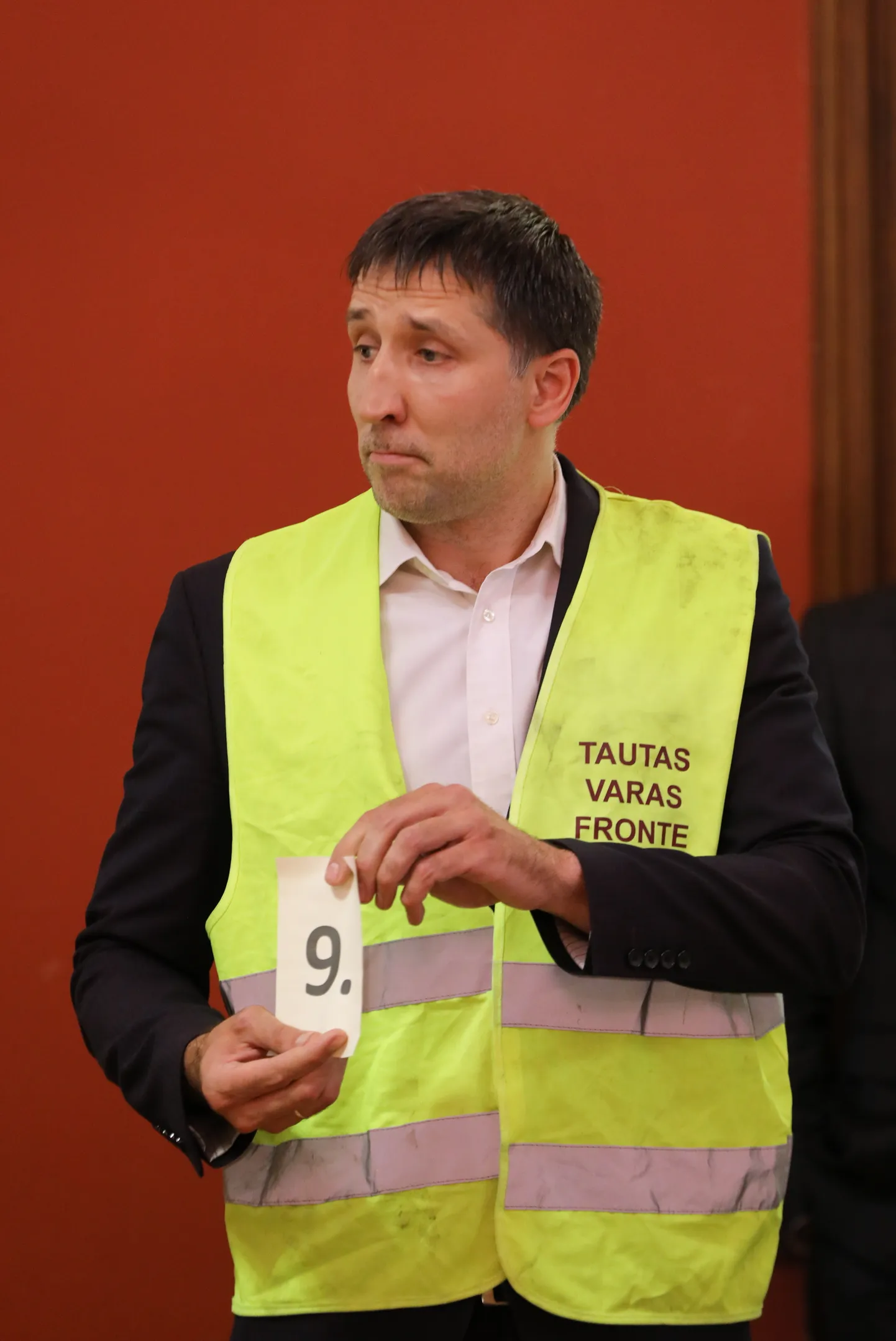 Partijas "Tautas varas spēks" valdes loceklis Valentīns Jeremejevs.