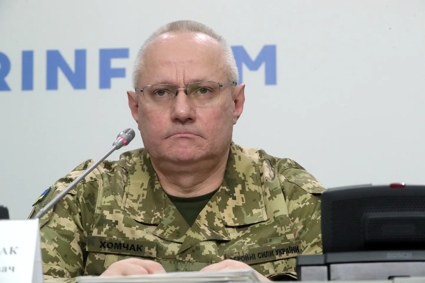 Ukraina relvajõudude ülemjuhataja Ruslan Homtšak Kiievis 22. veebruar 2021.