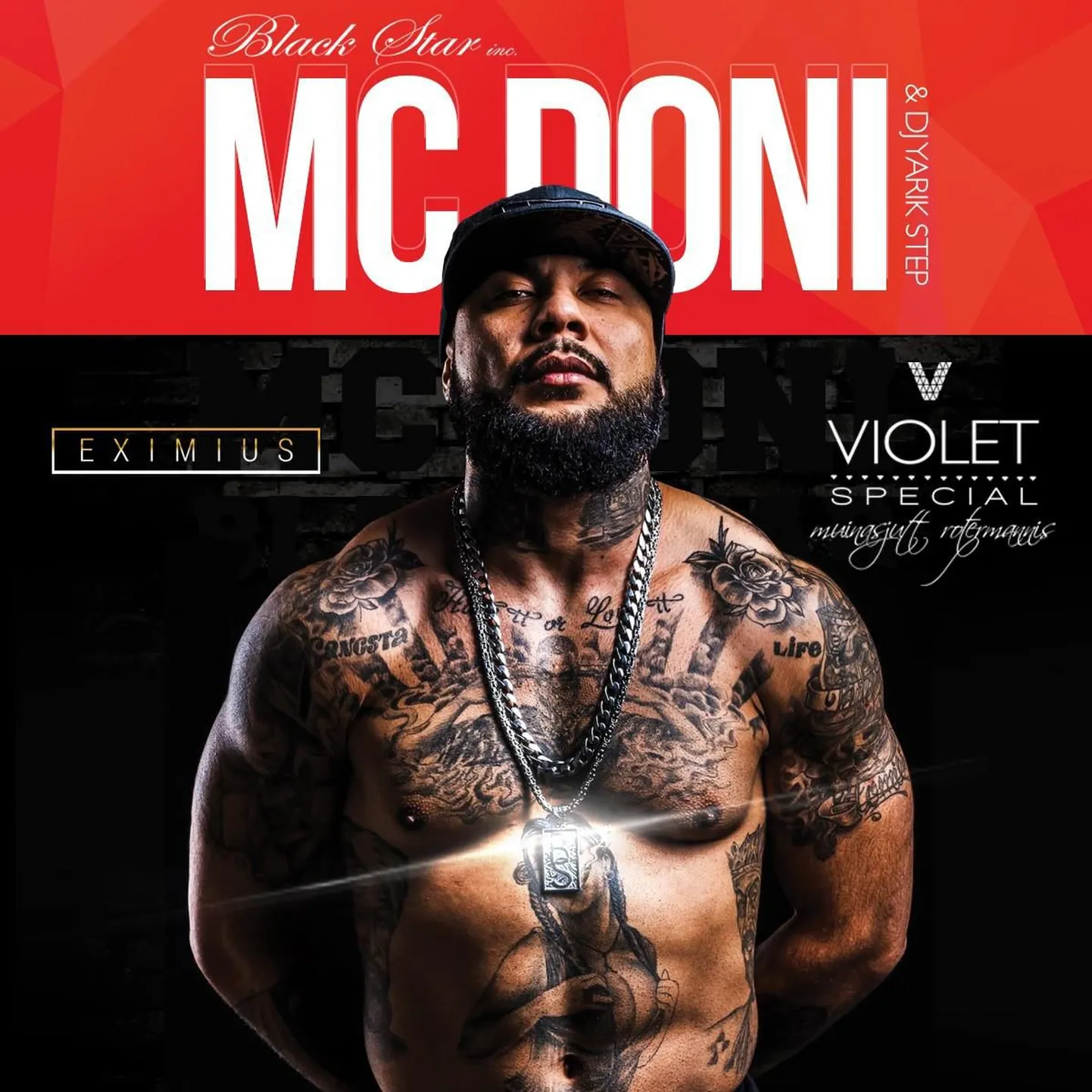 Концерт MC DONI. Афиша.
