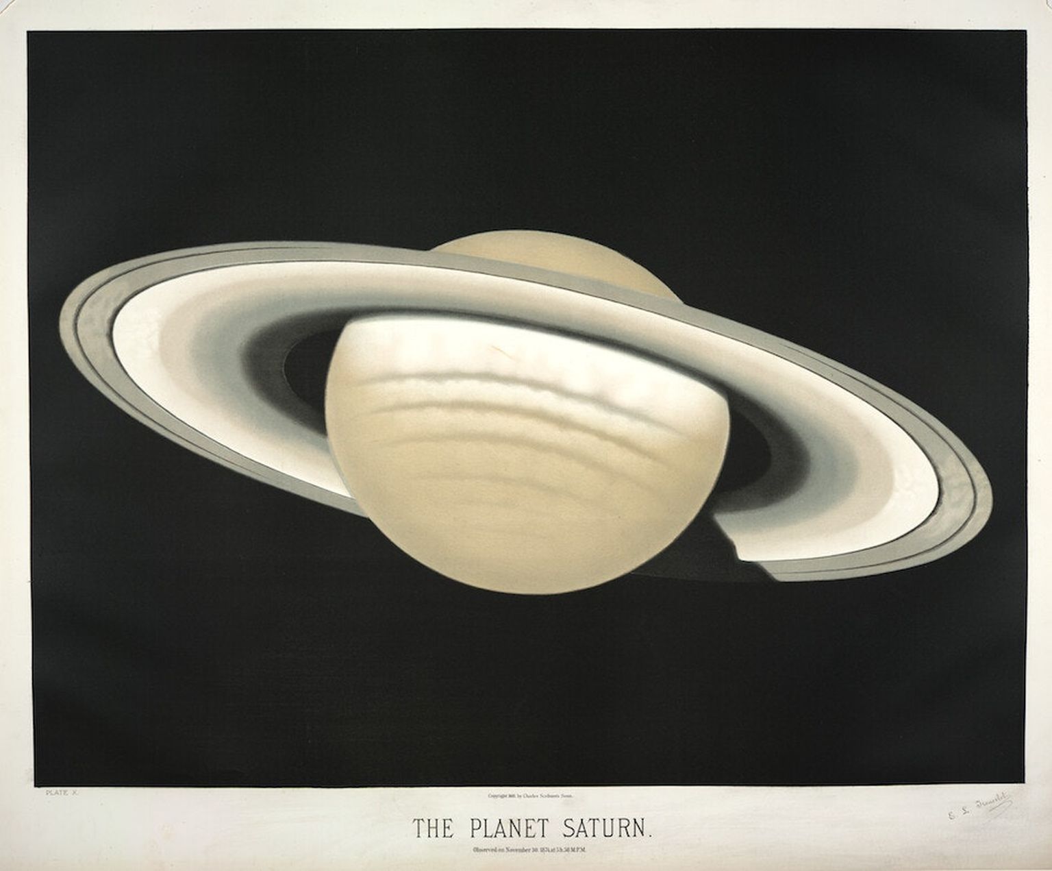 Astronomiskie zīmējumi no 1882. gada