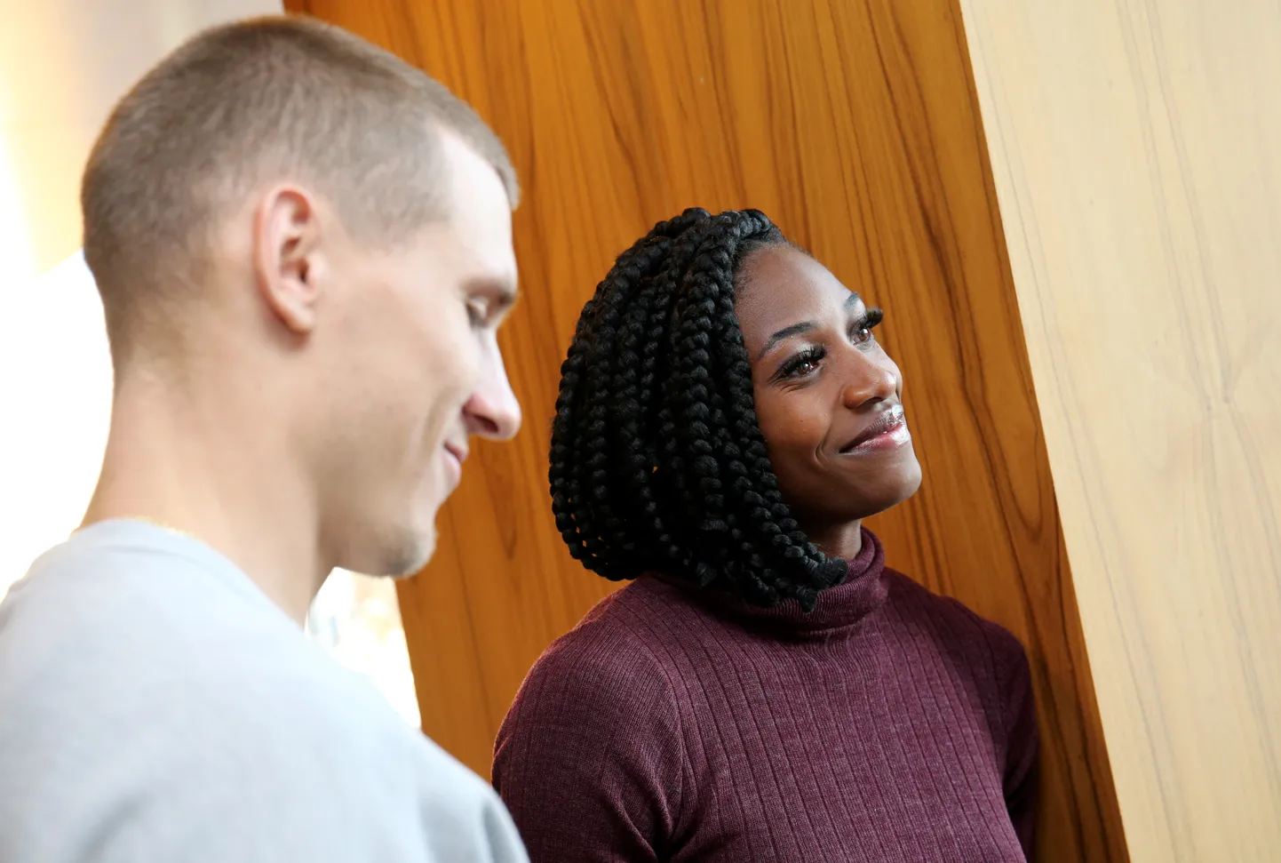 Maicel Uibo ja Shaunae Miller-Uibo.