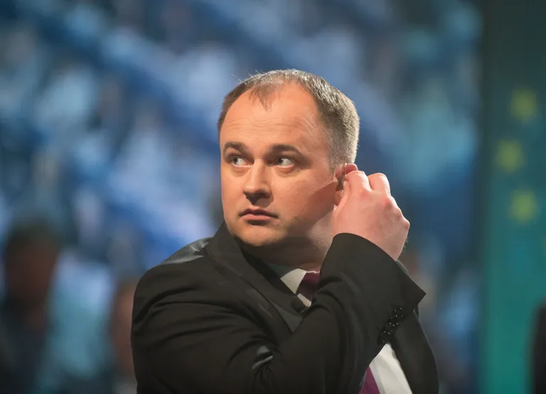 Andres Kuusk. Üks «Valimisstuudio» saatejuhtidest. / MIHKEL MARIPUU/PM