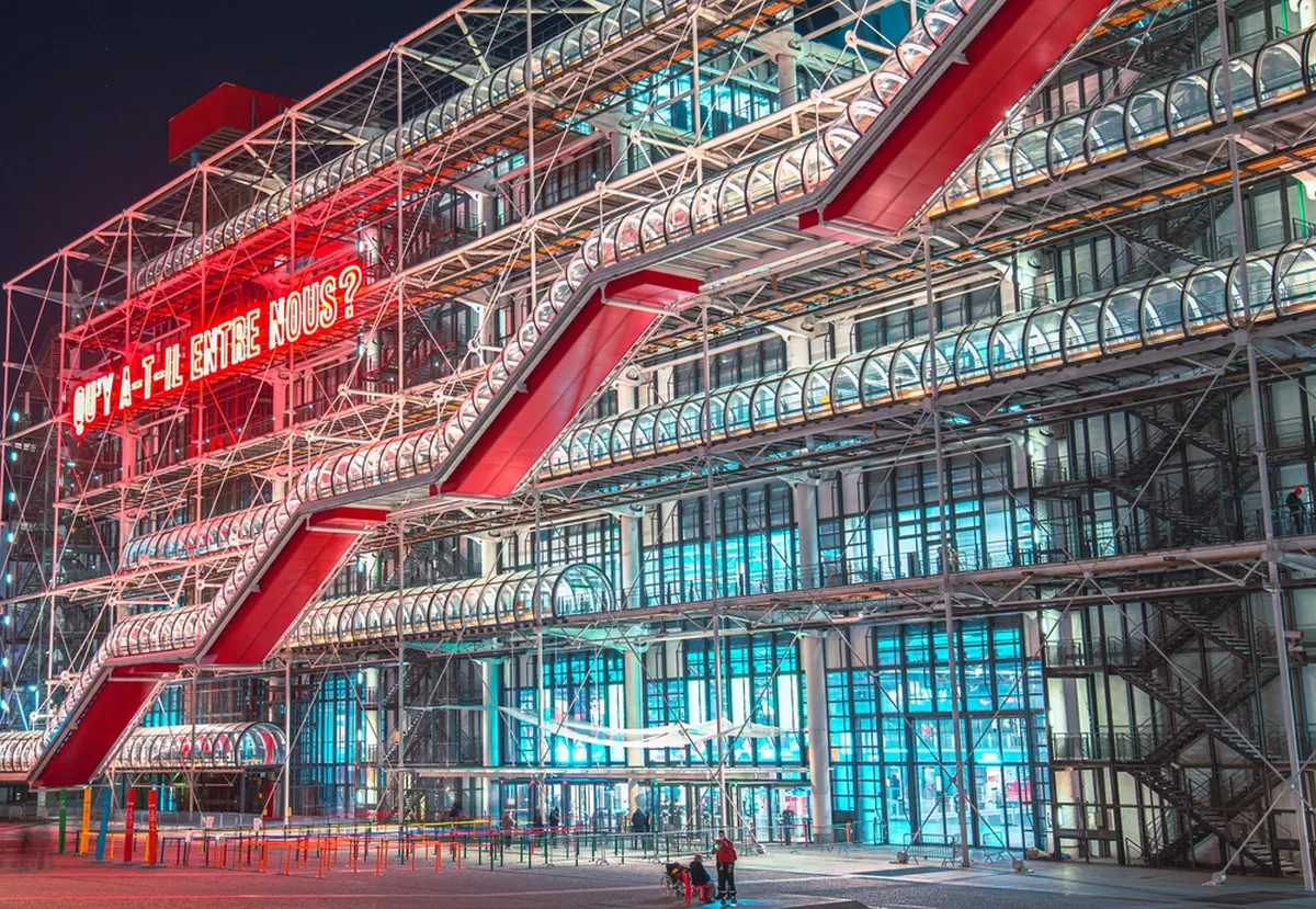 Pompidou keskus.