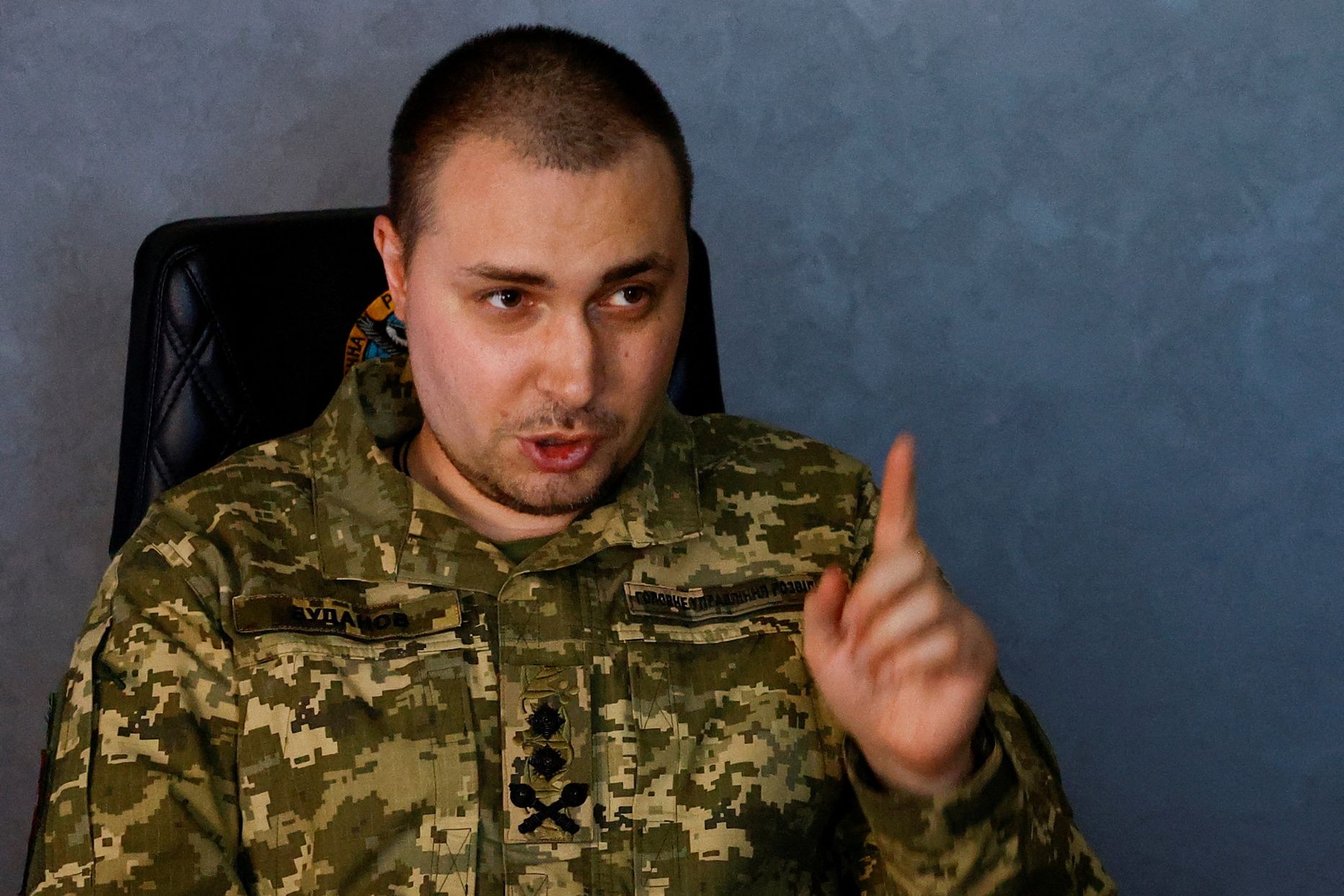 Ukrainas Galvenās izlūkošanas pārvaldes priekšnieks Kirilo Budanovs