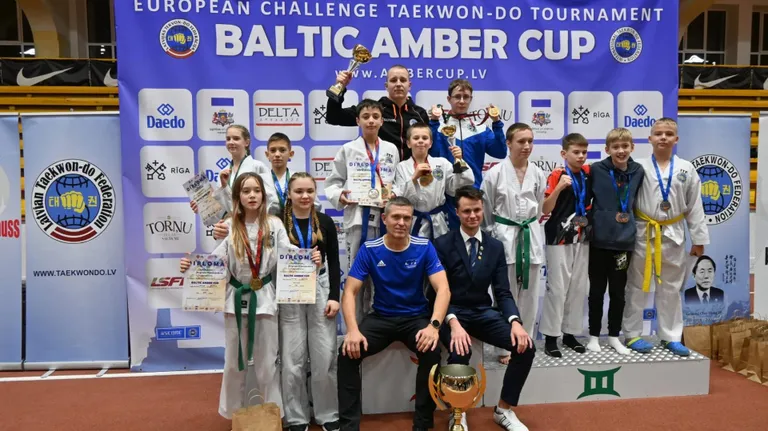 Pärnu tiim Amber Cupil.