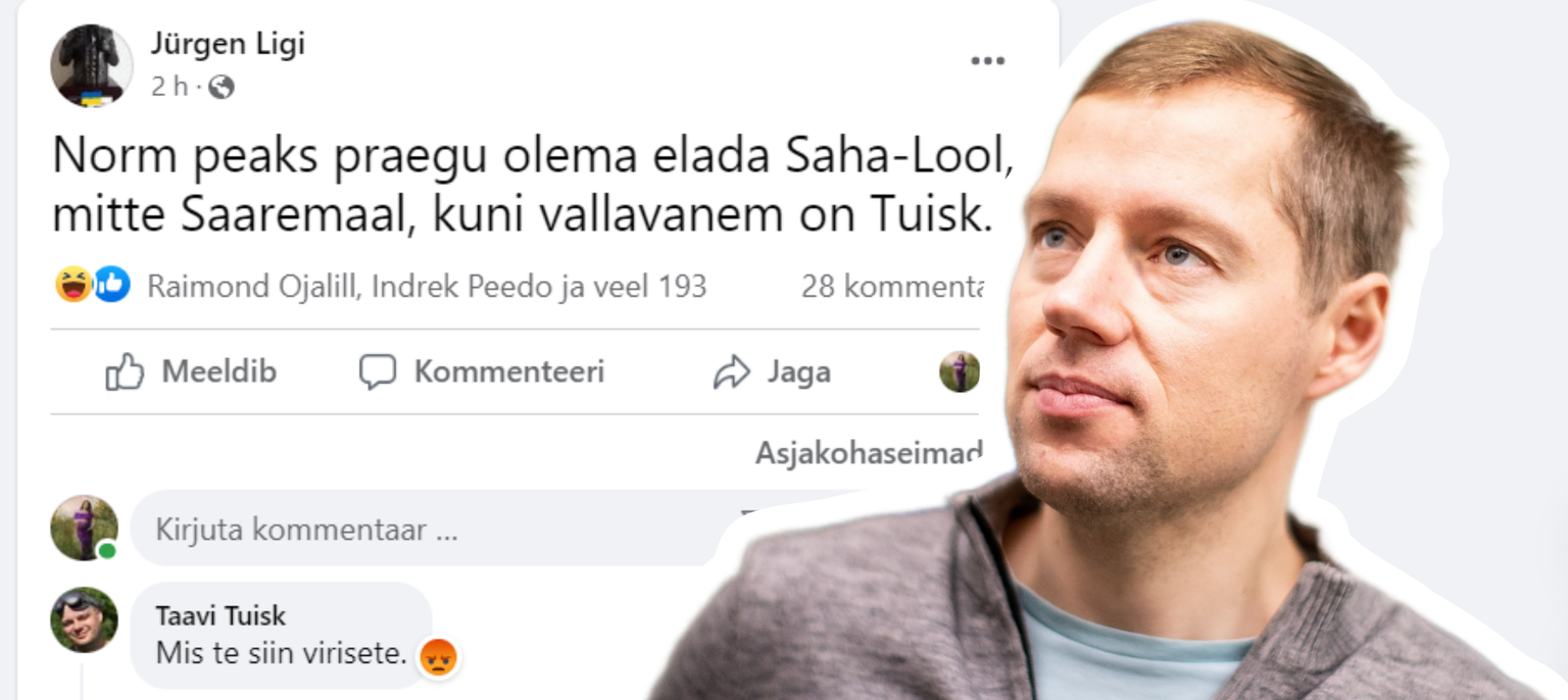В связи с текущими погодными условиями и ситуацией на Сааремаа, фамилия старейшины волости Микка Туйска, которая на русском звучала бы как Метелица, смешит народ