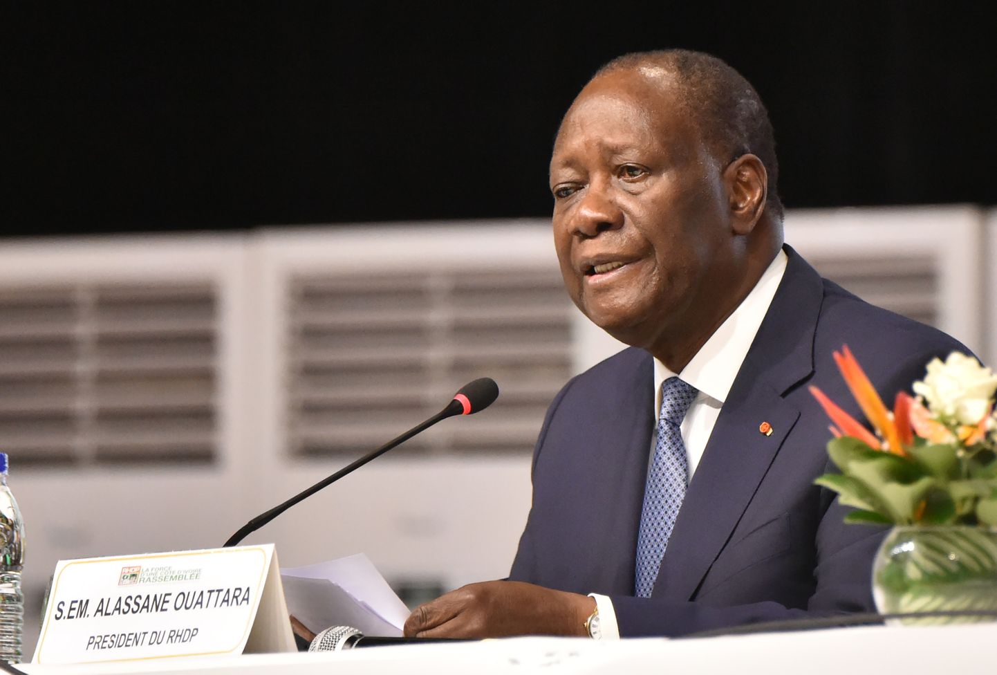 Elevandiluuranniku president Alassane Ouattara.