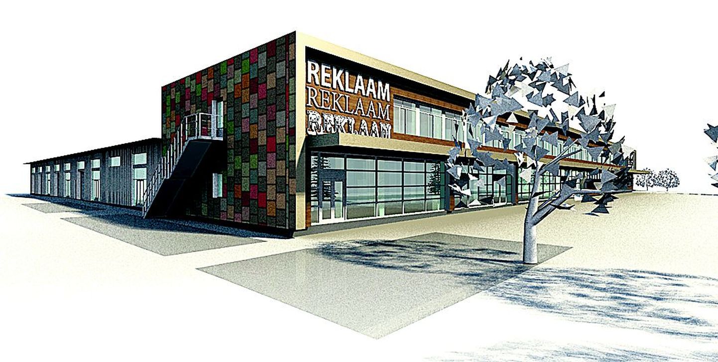 Uue ilme saab ka Sepa keskuse fassaad, mille autoriks on arhitekt Kaido Kepp.