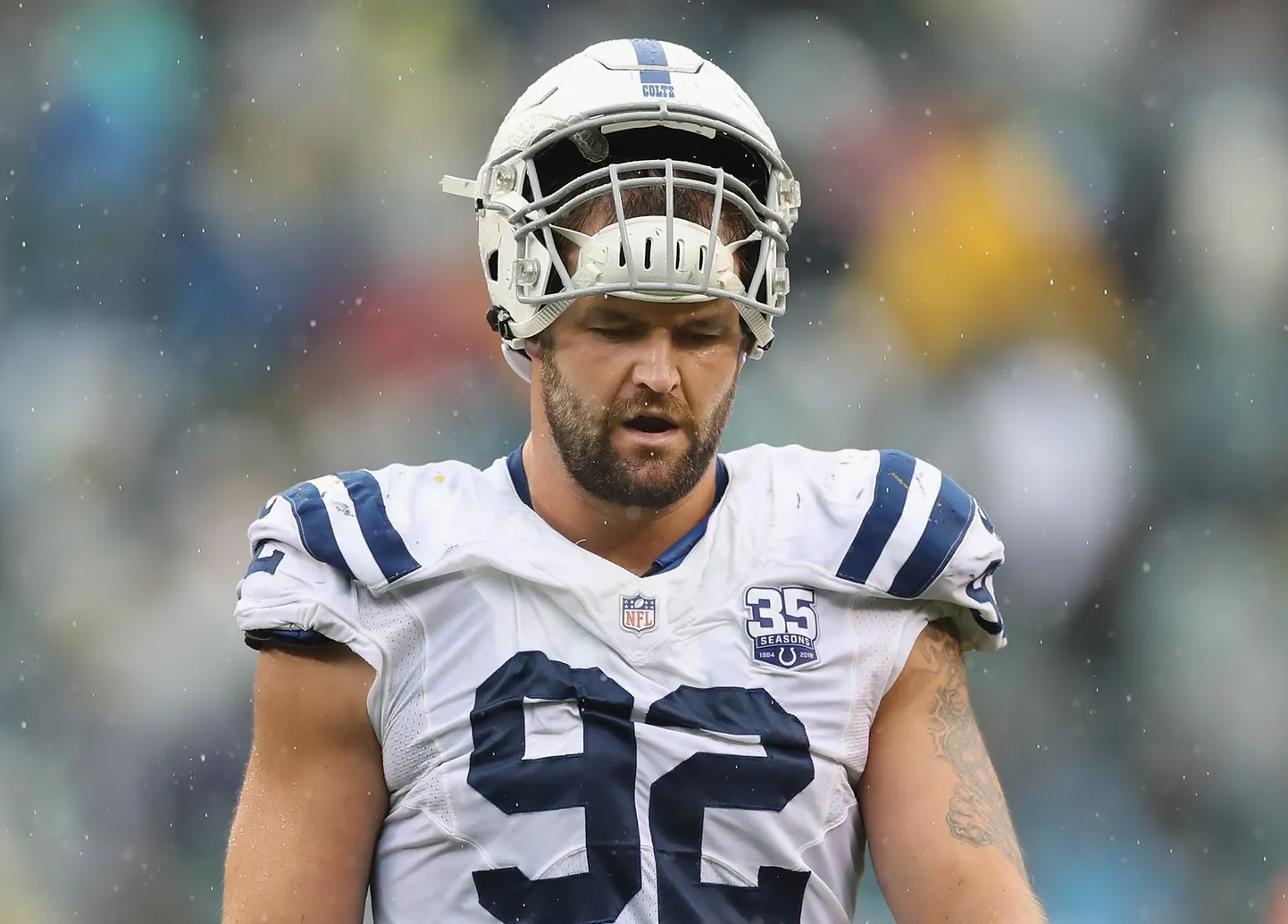 Indianapolis Coltsi kaitsja Margus Hunt.