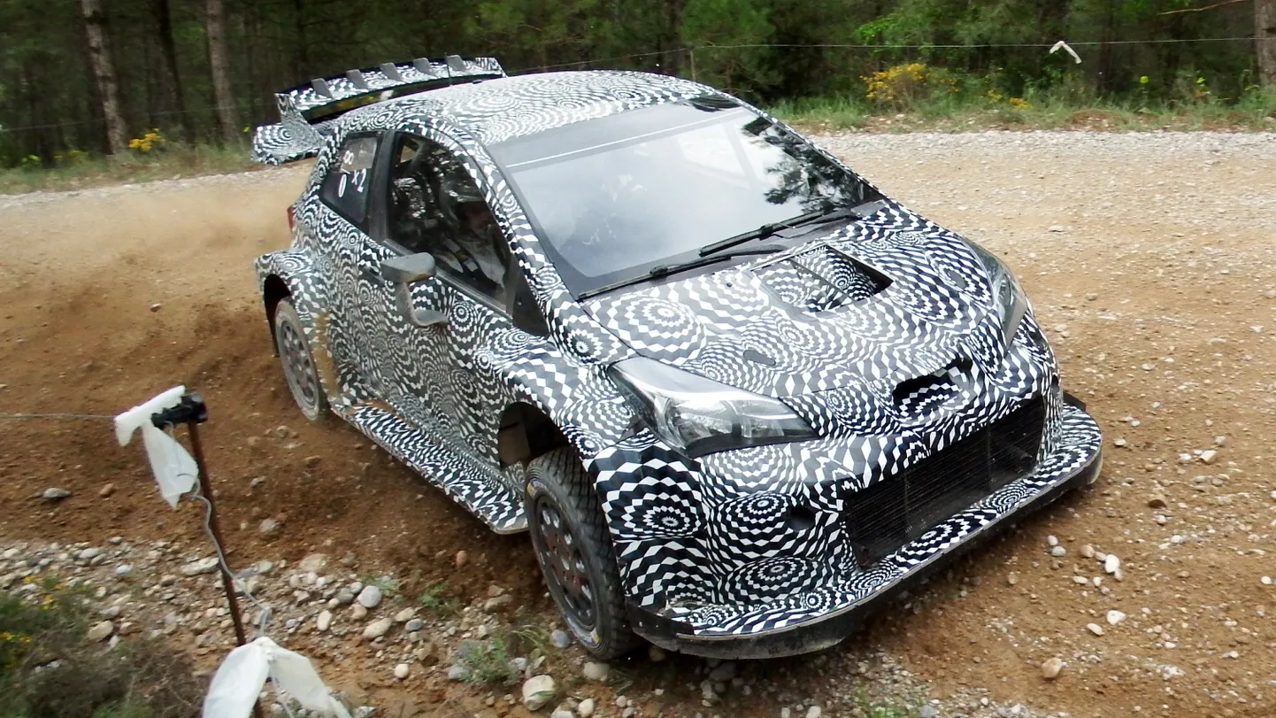 Toyota Yarise WRC-masin.