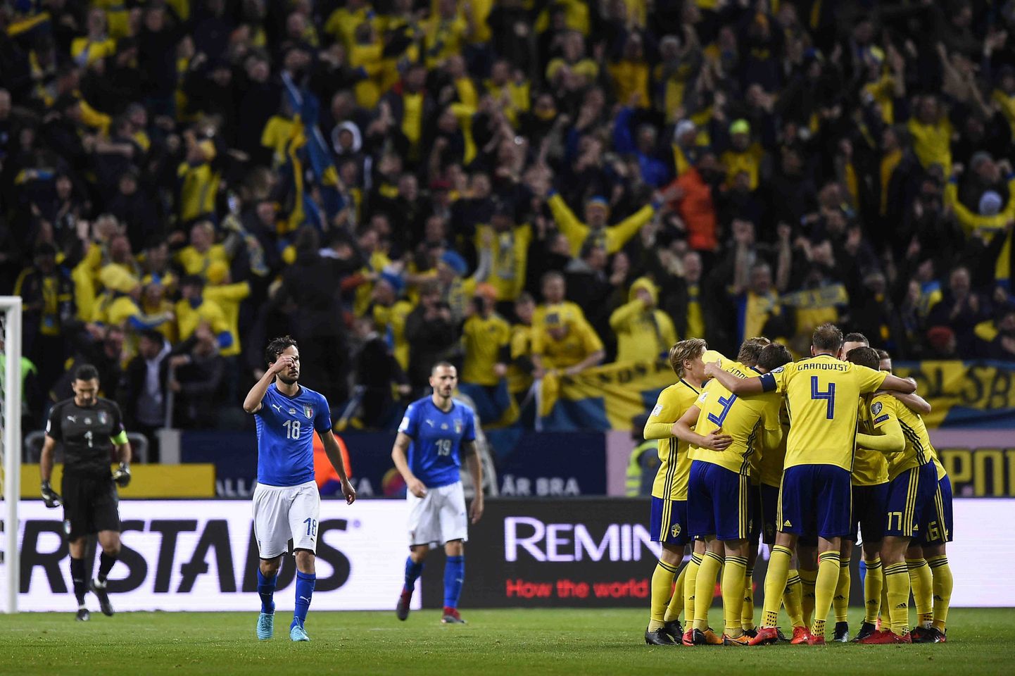Rootsi jalgpallikoondis pääses pärast Itaalia alistamist 2018. aasta jalgpalli MMile