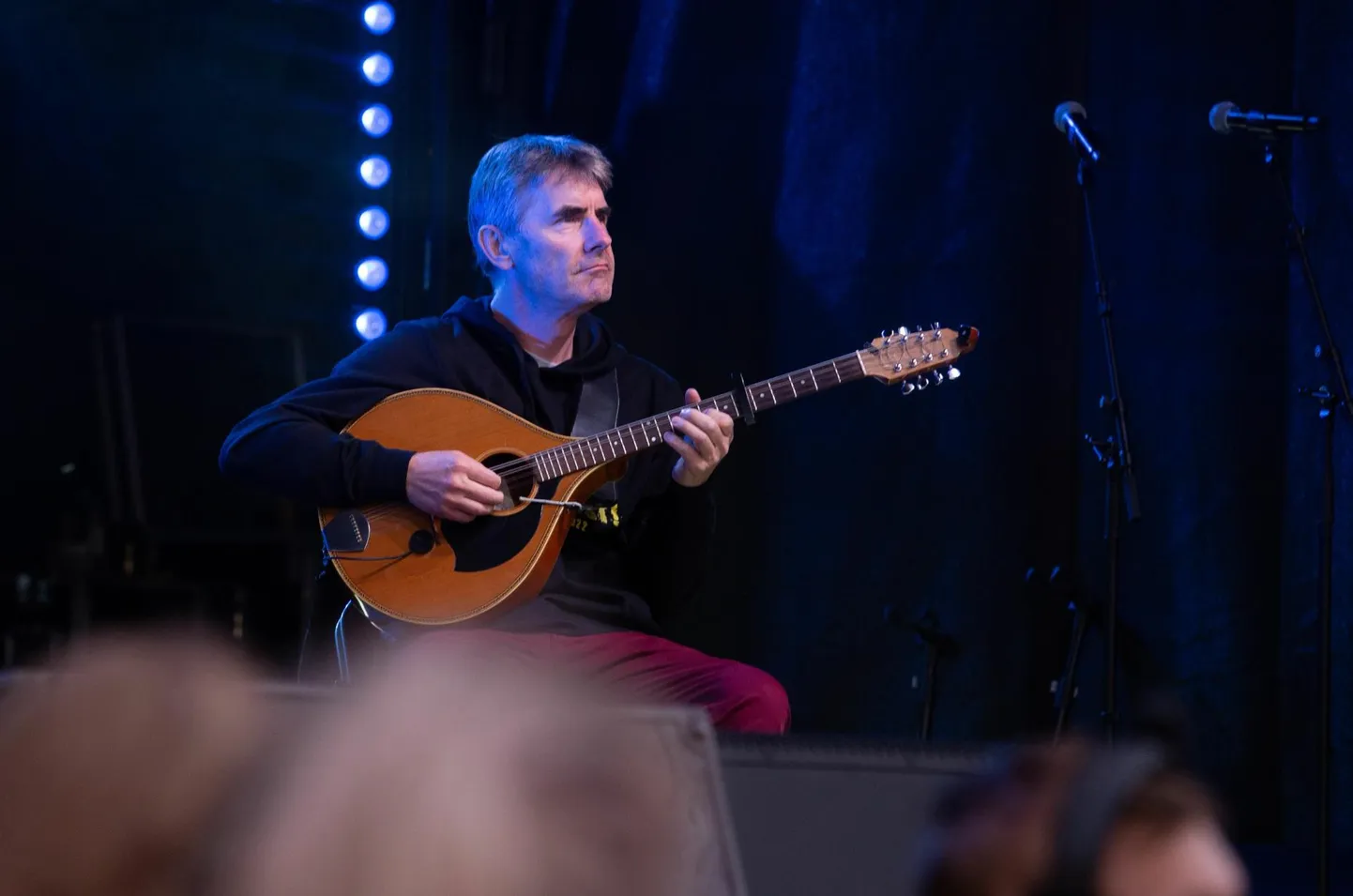 Ants Johanson esinemas Viljandi pärimusmuusika festivalil.