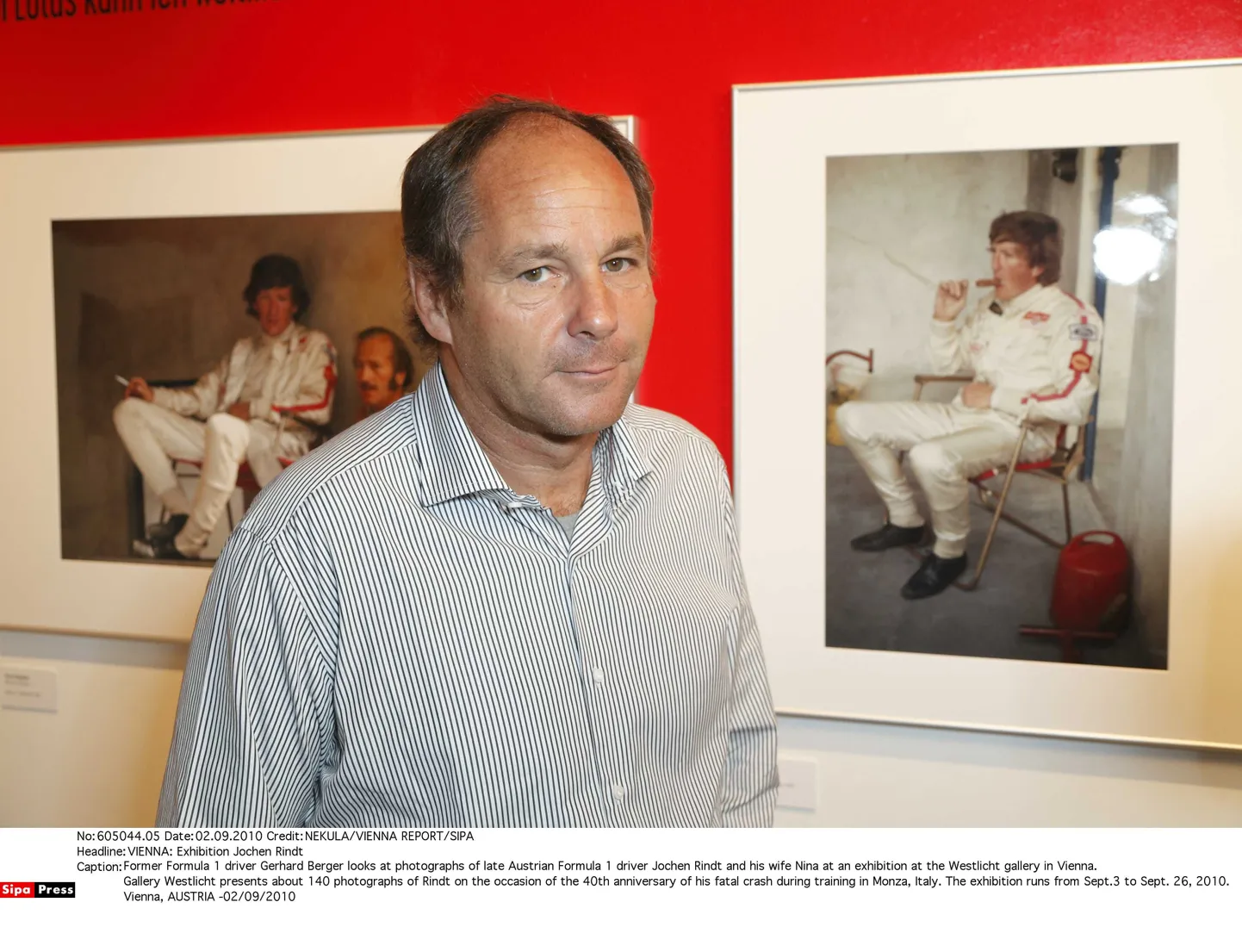 Endine vormeliäss Gerhard Berger.