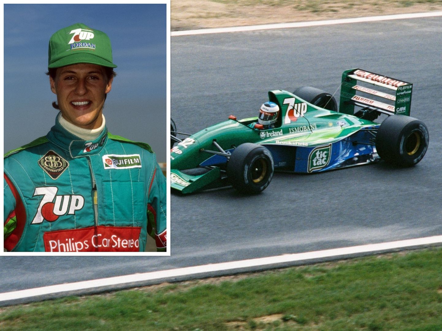Michael Schumacher sai 1991. aastal Jordani tiimis F1 debüüdi teha tänu suurele juhusele