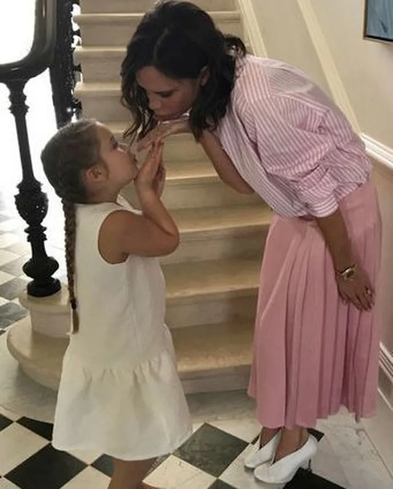 Harper ja Victoria Beckham