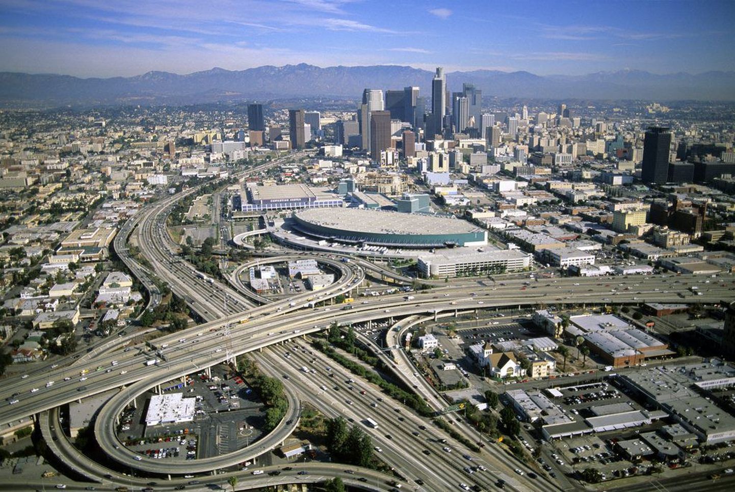 Вид на Лос-Анджелес.