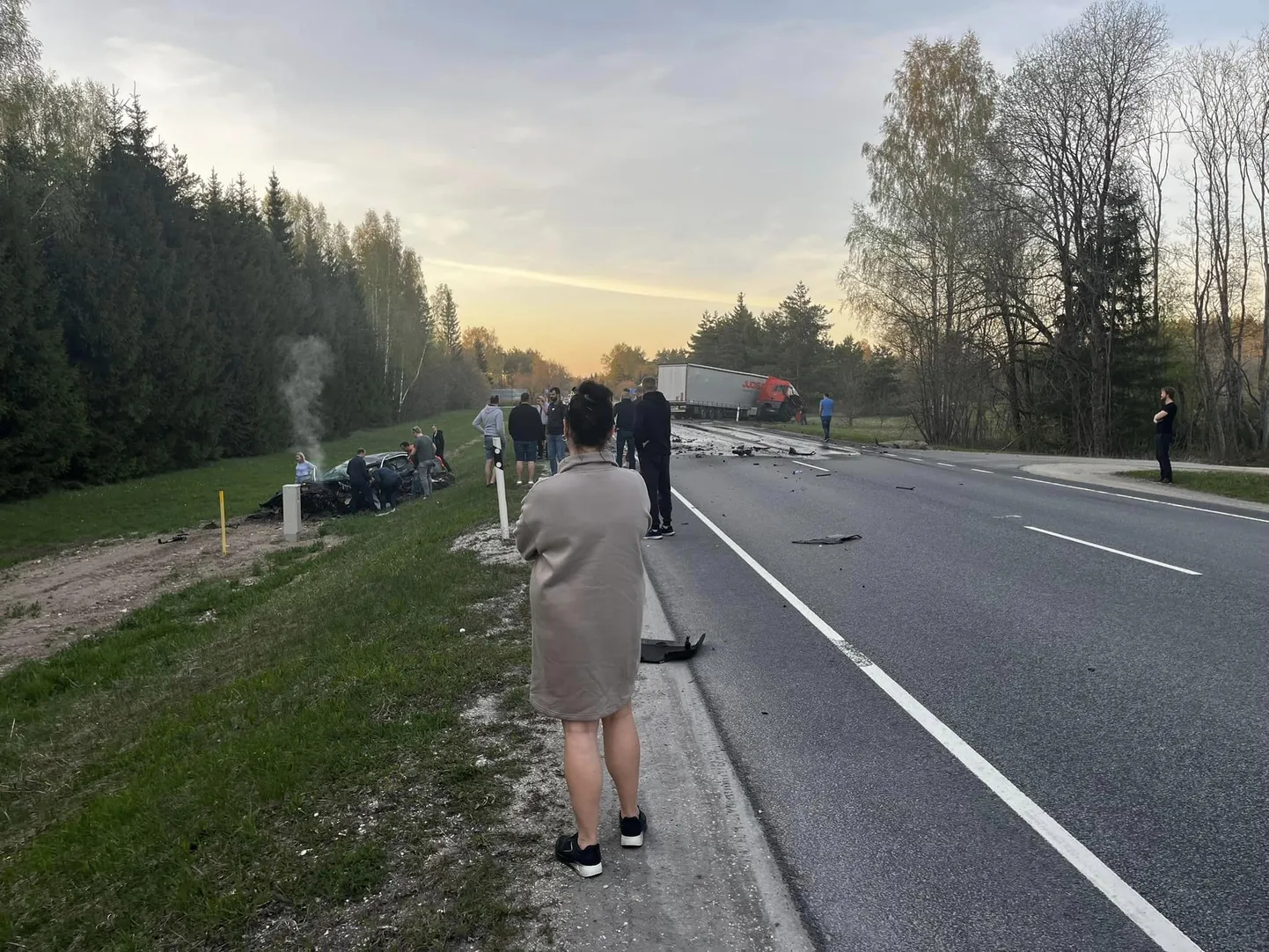 Liiklusõnnetus Tallinn-Pärnu maanteel