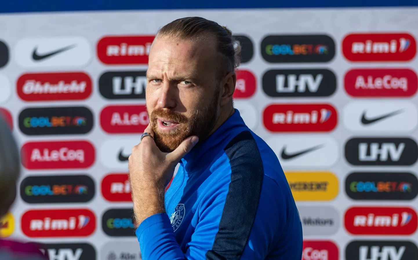 Eesti jalgpallikoondise ründaja Henri Anier.