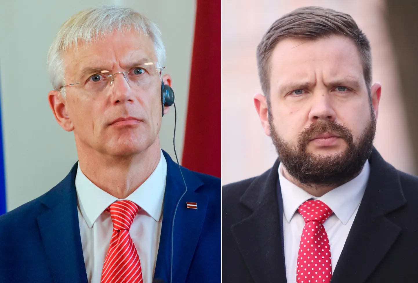Ministru prezidents Krišjānis Kariņš, ekonomikas ministrs Jānis Vitenbergs