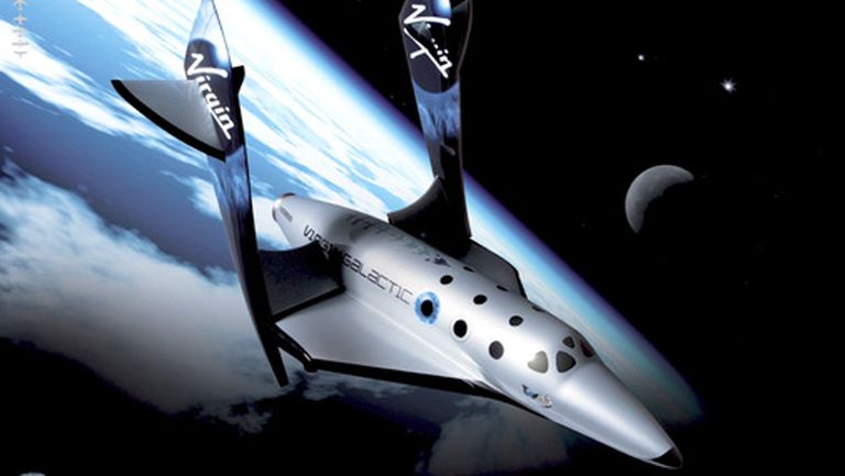 SpaceShipTwo ir sēdvietas astoņiem pasažieriem 