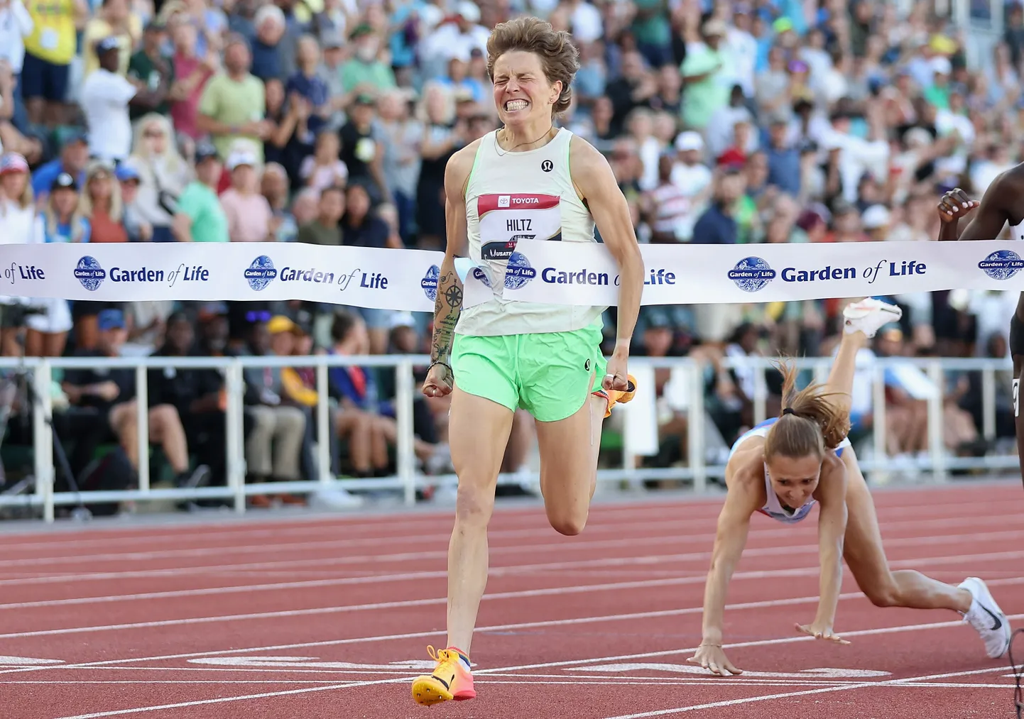 Nikki Hiltz tuli ajaga 4.03,10 USA meistriks 1500 m jooksus.