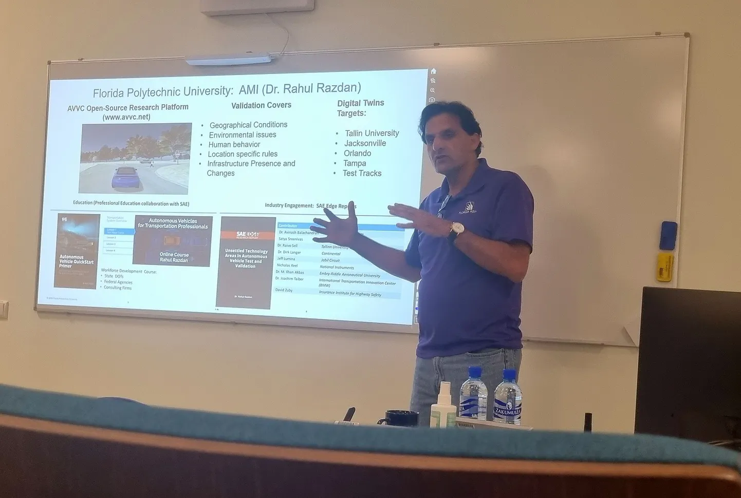 Dr Rahul Razdanile avaldas muljet Eesti iseauto arendus.