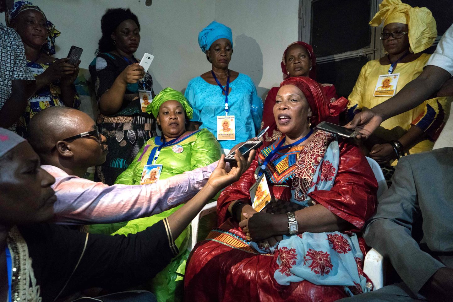 Mali valimiste ainus naiskandidaat Djeneba N'Diaye.