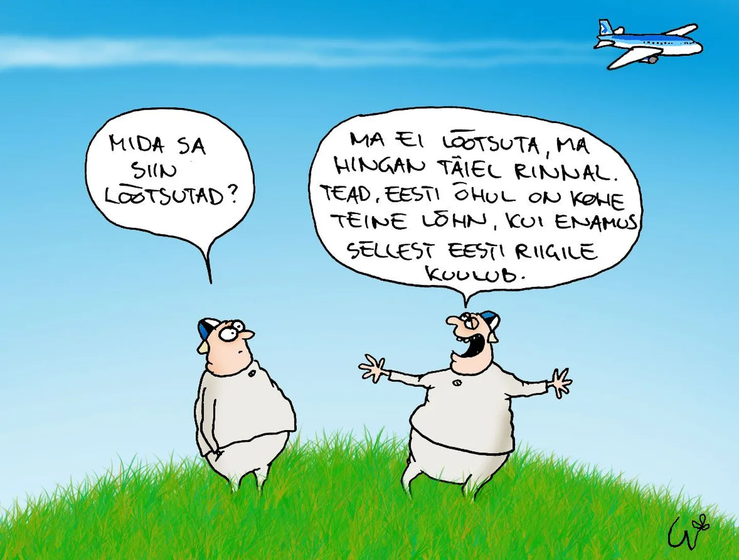 Peaaegu päris oma Eesti õhk.