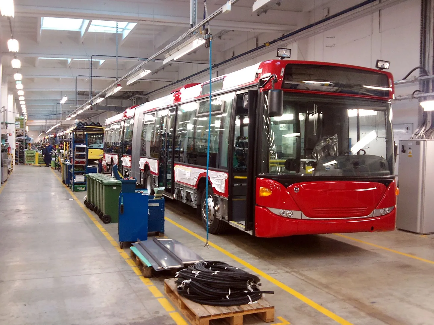 Linnaliinibusside kokkupanek Poolas Slupskis.