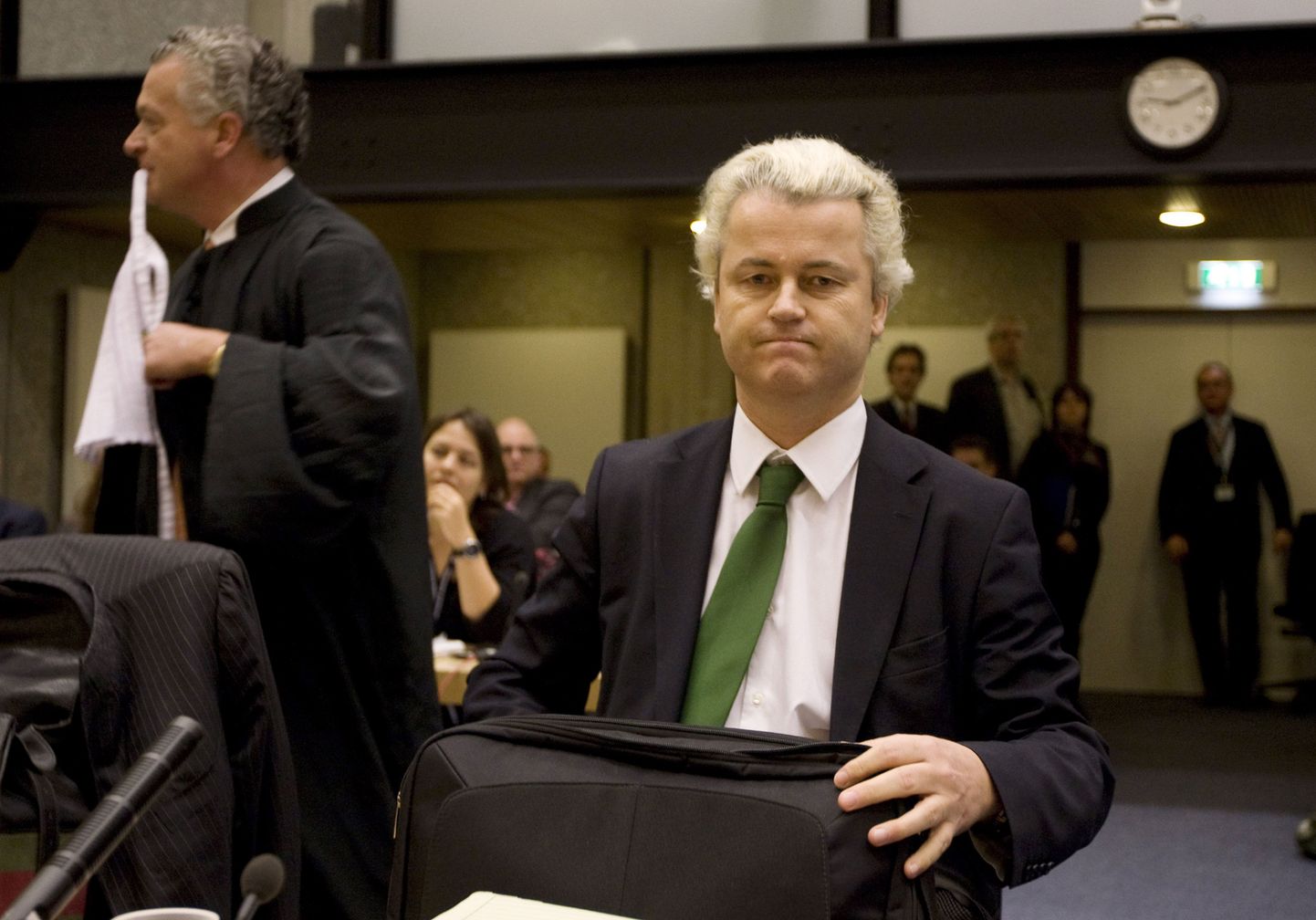 Geert Wilders kohtus.