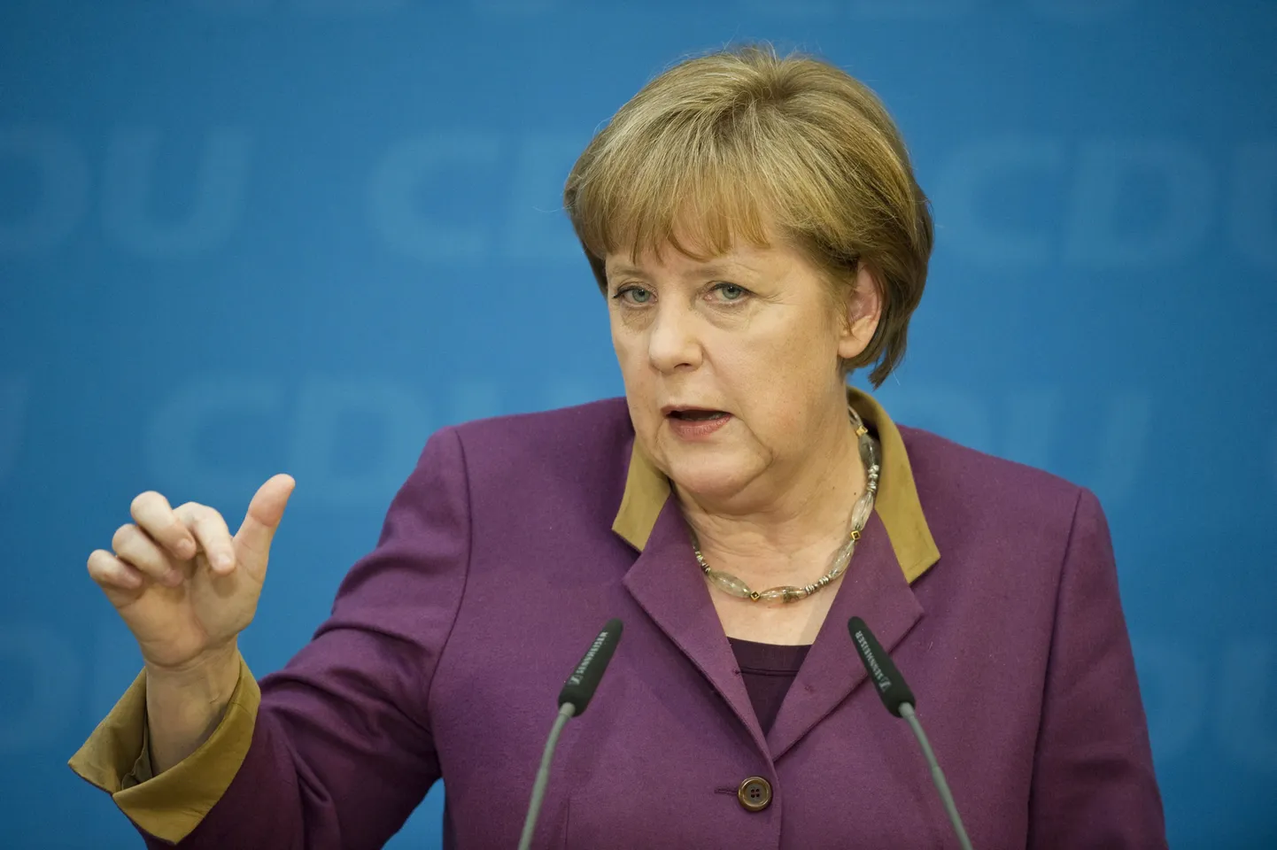 Angela Merkel.