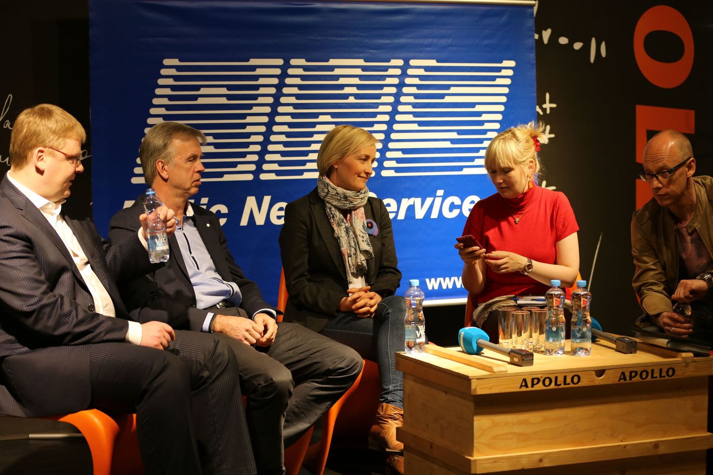 BNSi debatt: Kaarel Kaas, Kalle Muuli, Kristina Kallas, Evelyn Kaldoja, Ahto Lobjakas.