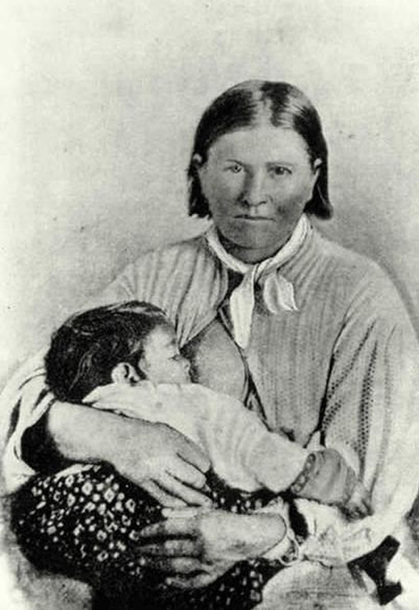 Cynthia Ann Parker koos tütre Topsannah`iga