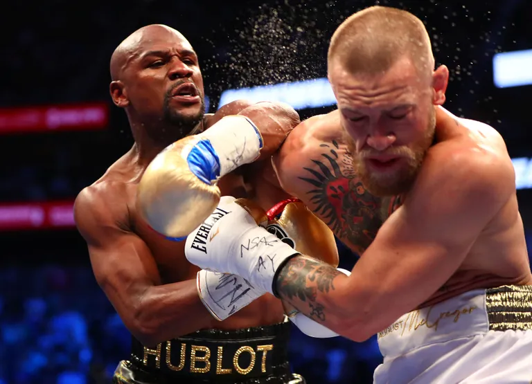 Floyd Mayweather ja Conor McGregor.