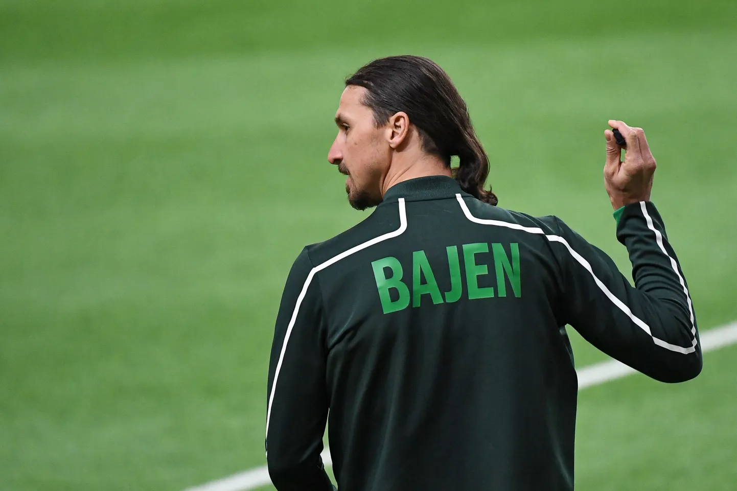 Zlatan Ibrahimovic Hammarby jalgpalliklubi treeningul.