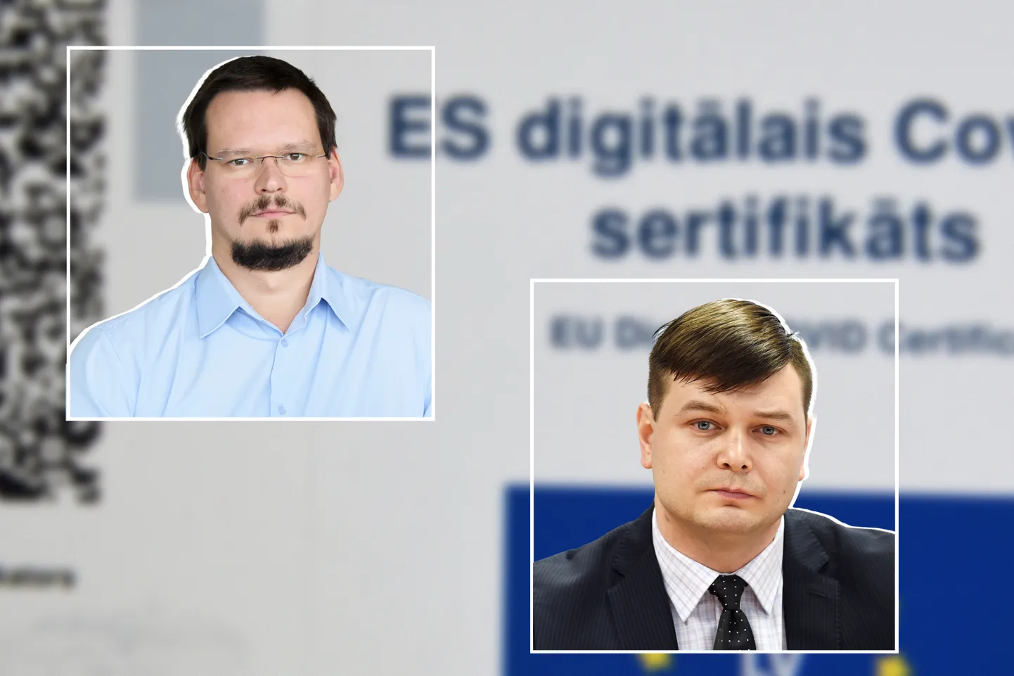 Nacionālā veselības dienesta direktora vietnieks informācijas un komunikācijas tehnoloģiju jautājumos Māris Dreimanis, Valsts policijas Ekonomisko noziegumu apkarošanas pārvaldes priekšnieka vietnieks Dmitrijs Homenko