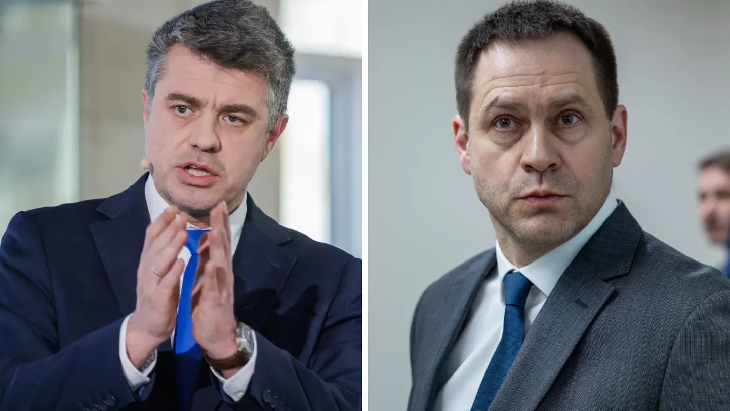 Урмас Рейнсалу (слева) Эльмар Вахер (справа)