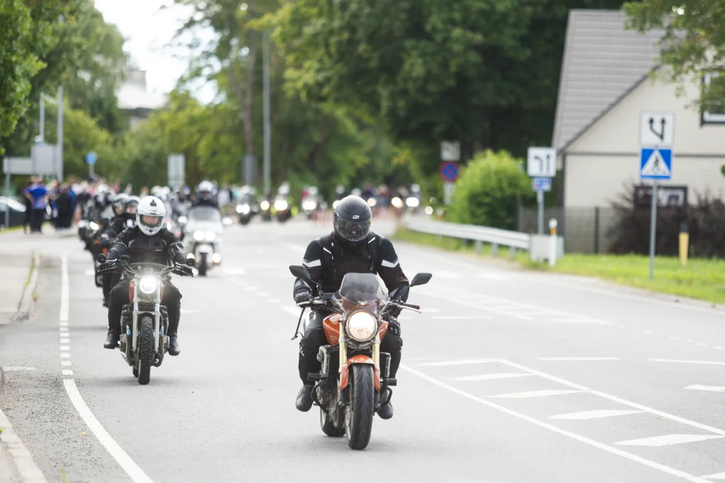 Jõgevatrefi motoparaad. Foto on illustratiivne.